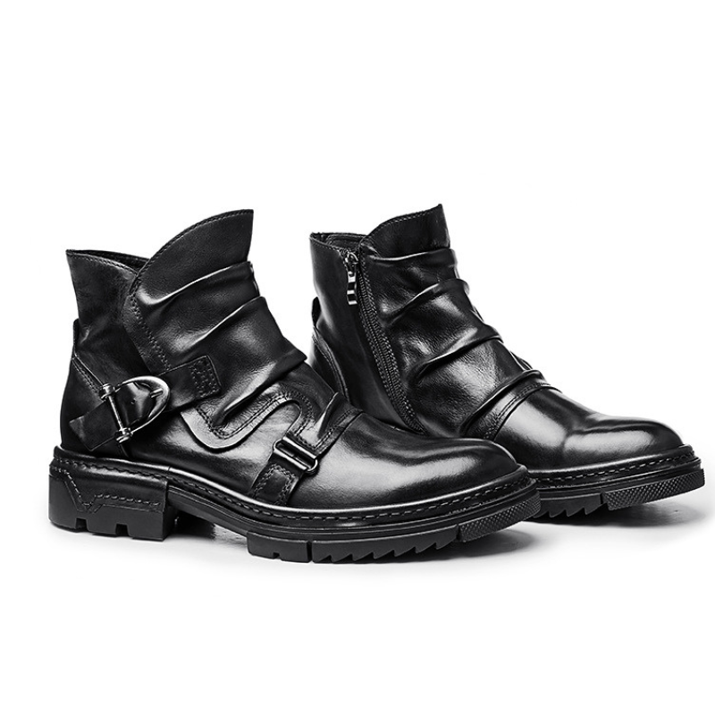 Toretto Leather Biker Boot