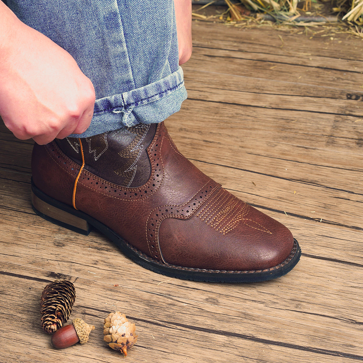 Men's Vintage Cowboy Boots