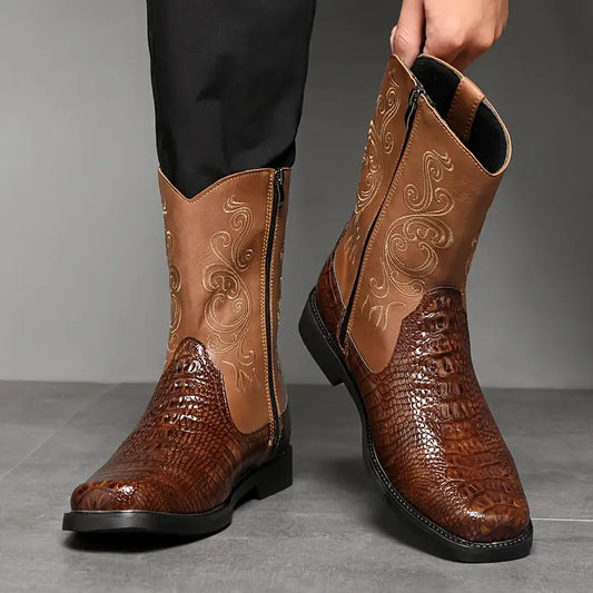 Men's Trendy Knee High Riding Boots