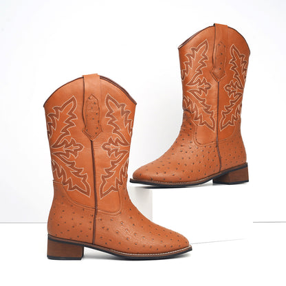 Men's Vintage Spotted Cowboy Boots