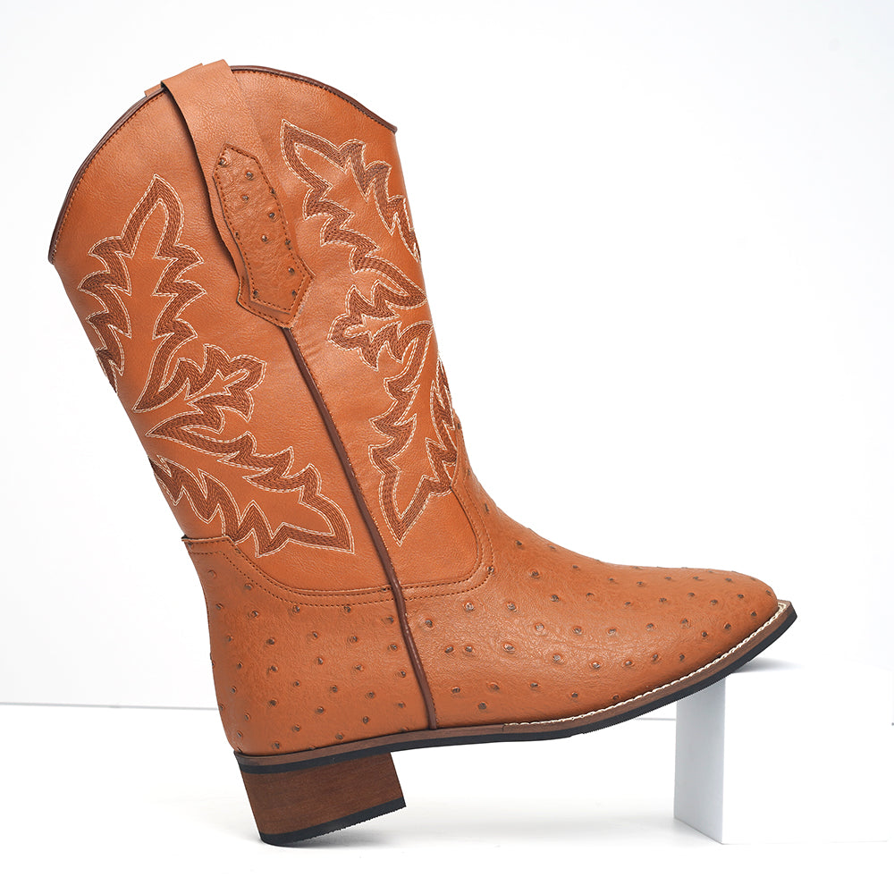 Men's Vintage Spotted Cowboy Boots