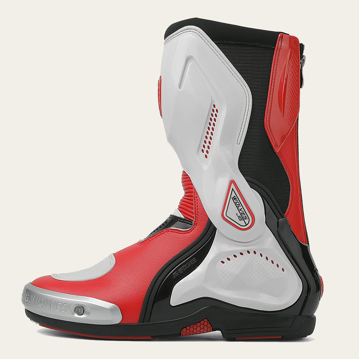 Mens High-Performance Microfiber Leather Motocross Boots