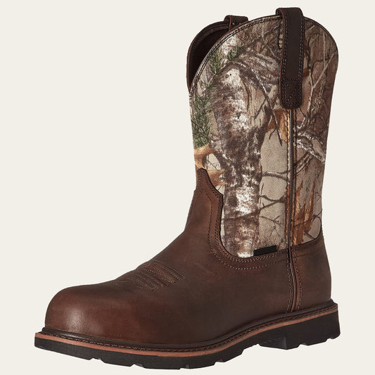 Tree Print Western Cowboy Boots