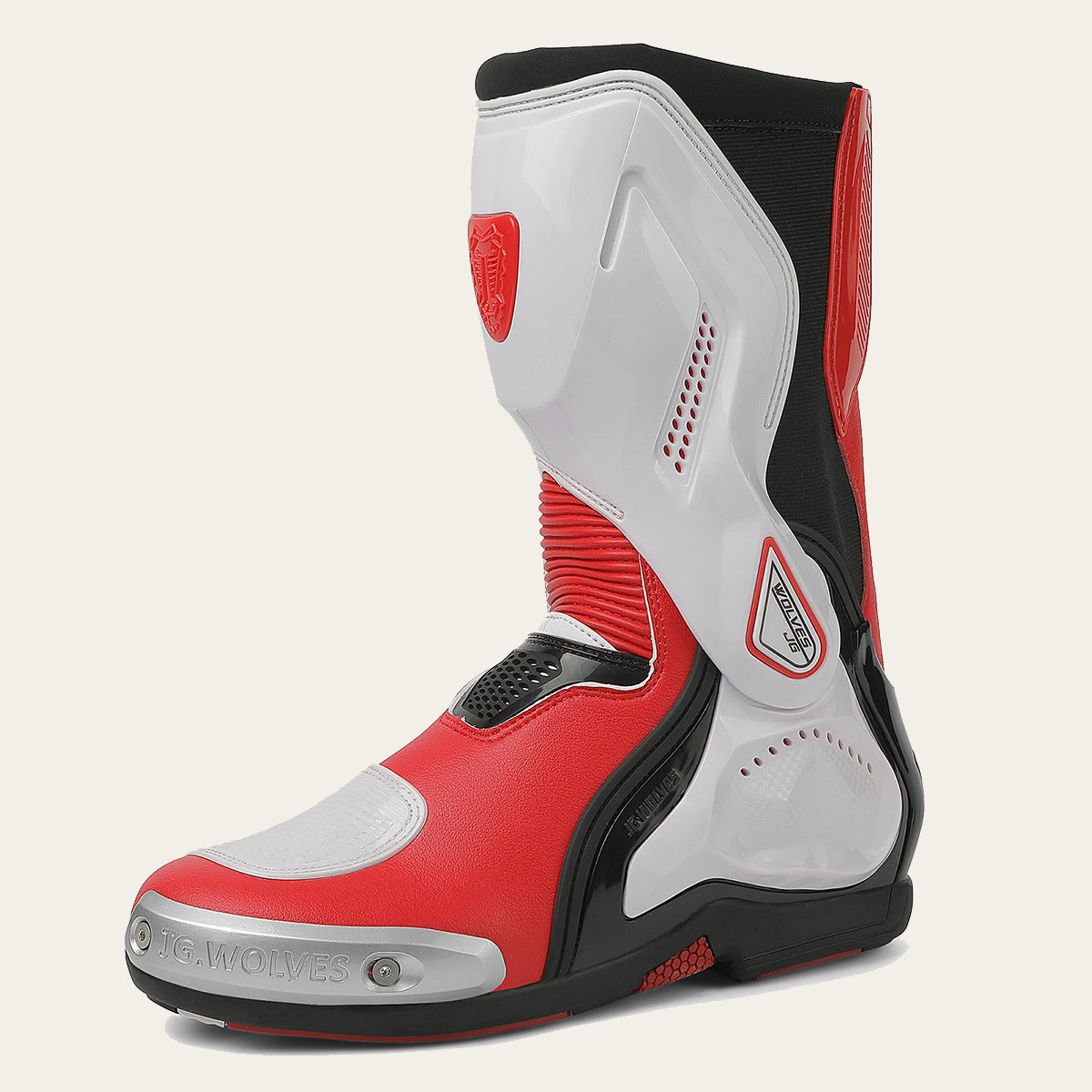 Mens High-Performance Microfiber Leather Motocross Boots