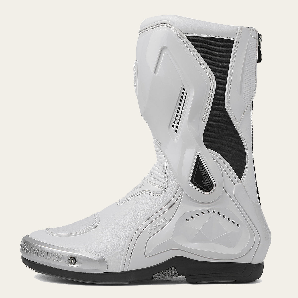 Mens High-Performance Microfiber Leather Motocross Boots