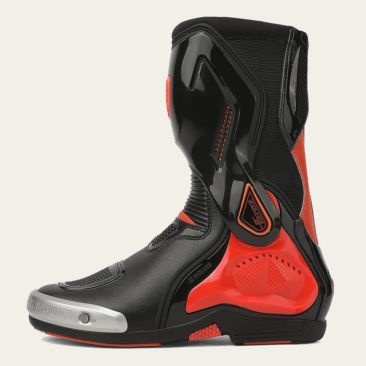 Mens High-Performance Microfiber Leather Motocross Boots