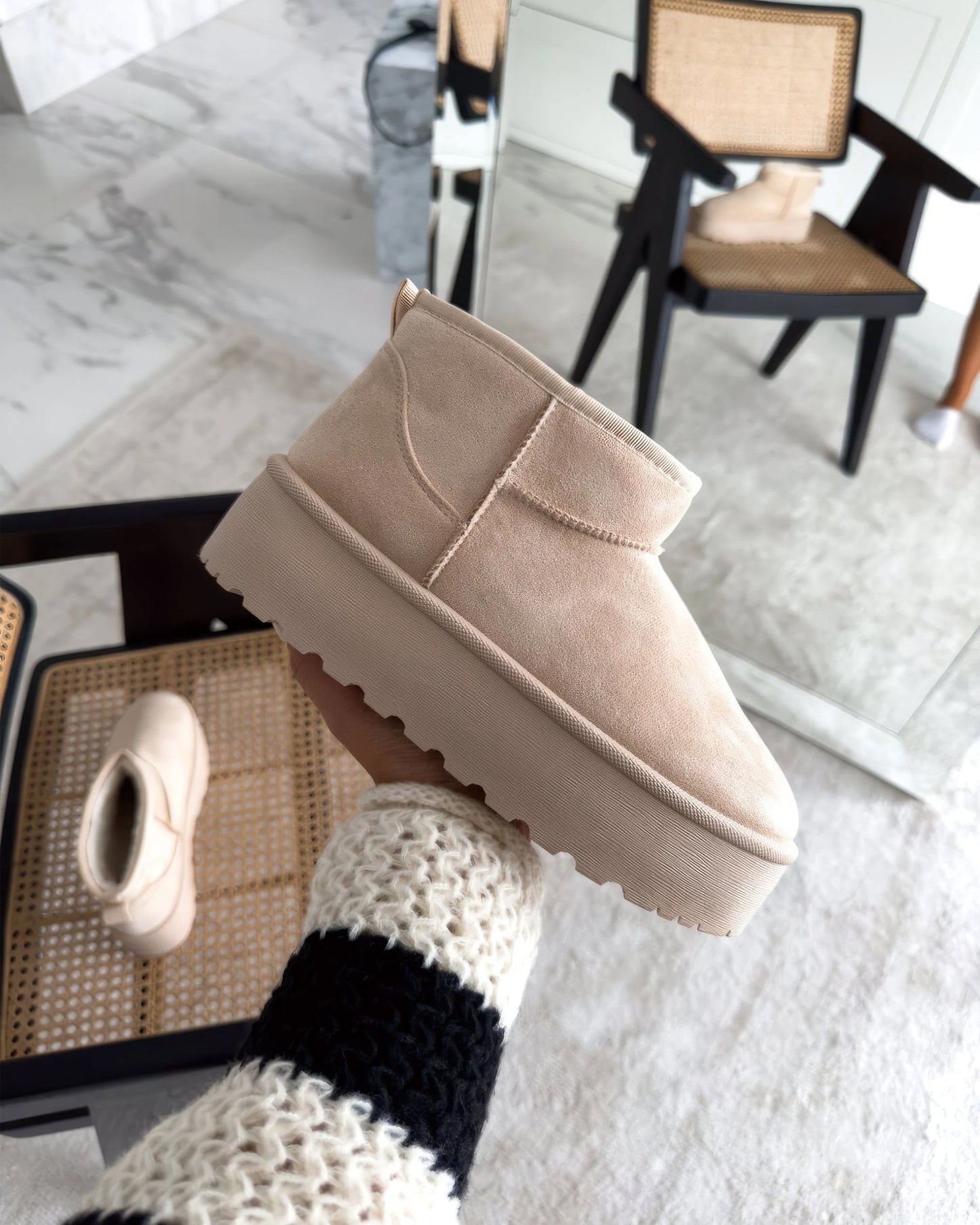 MANILA ULTRA MINI PLATFORM BOOTS