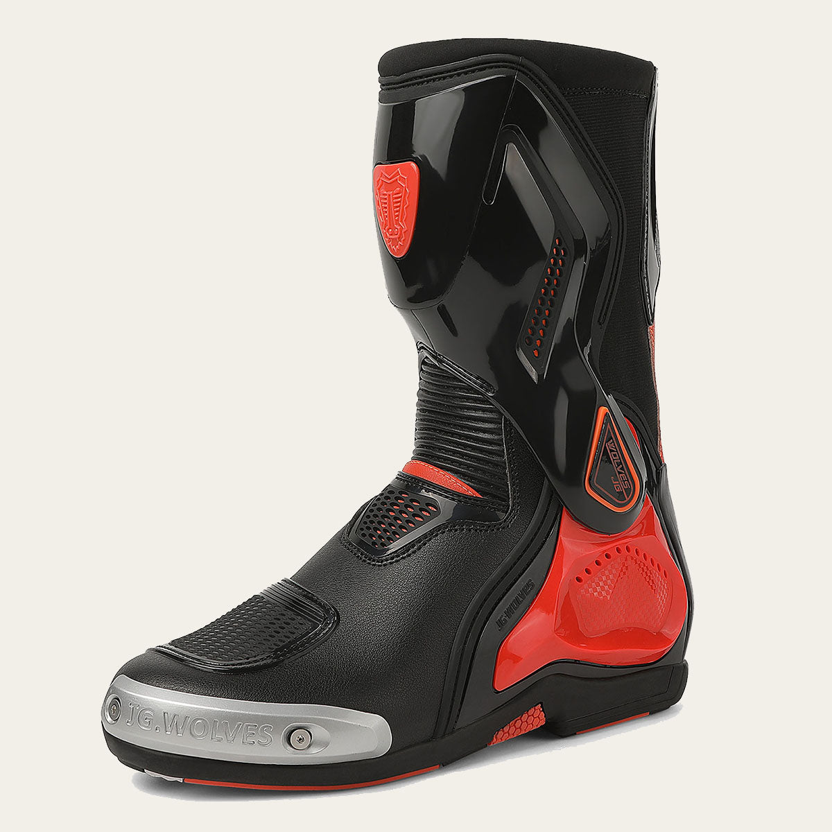 Mens High-Performance Microfiber Leather Motocross Boots