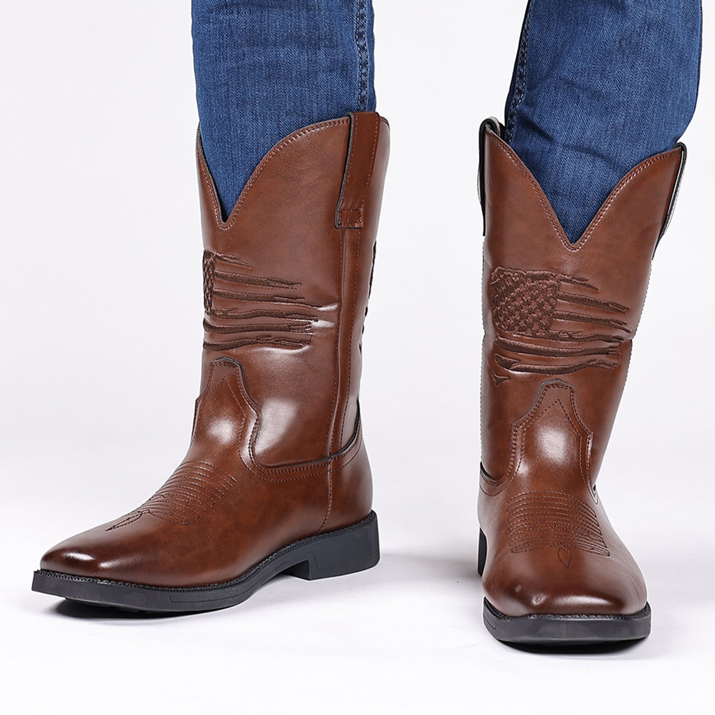 Men'S Vintage Cowboy Boots