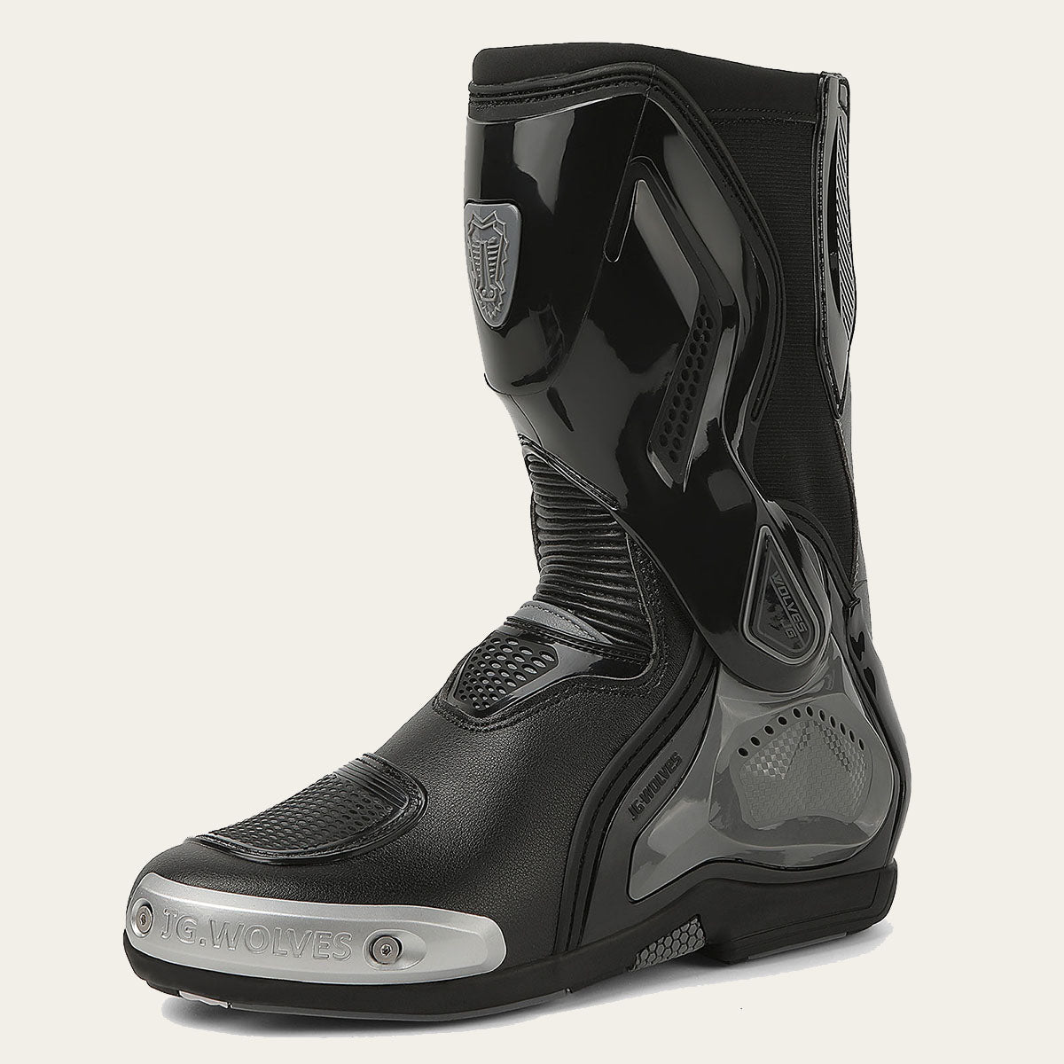 Mens High-Performance Microfiber Leather Motocross Boots