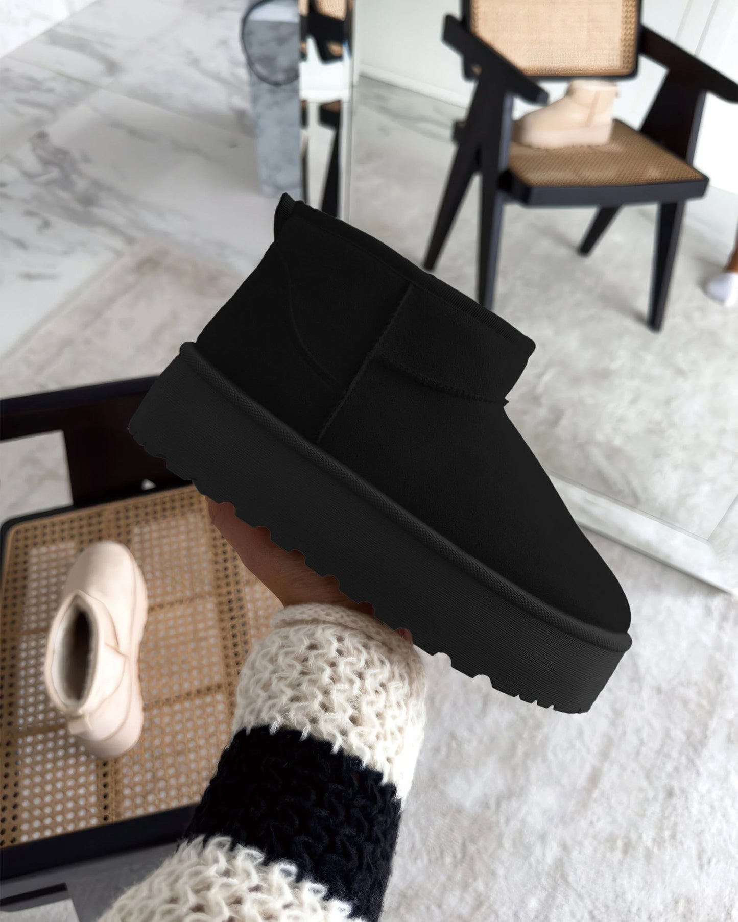 MANILA ULTRA MINI PLATFORM BOOTS